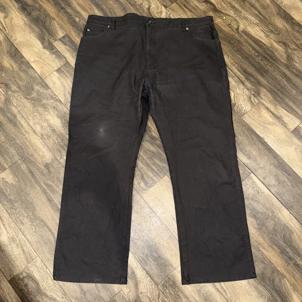 Dickies Carpenter Canvas Pants Work Wear Men's Size 42x30 Black Outdoor Pockets